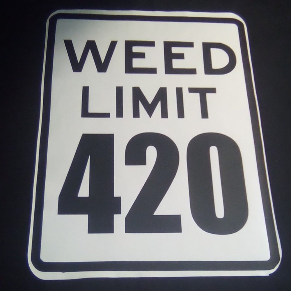 The WEED limit 420 t-shirt, Unisex, Black t-shirt, Custom Tee, HTV, Funny tee